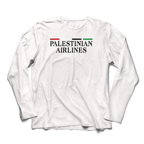t-shirt long sleeve - palestinian airlines